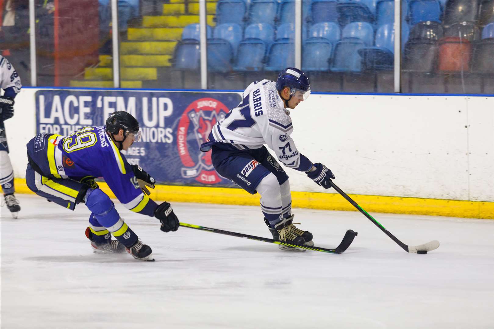 Man-of-the-match Richard Harris goal bound again for Invicta Dynamos against Oxford City Stars Picture: David Trevallion