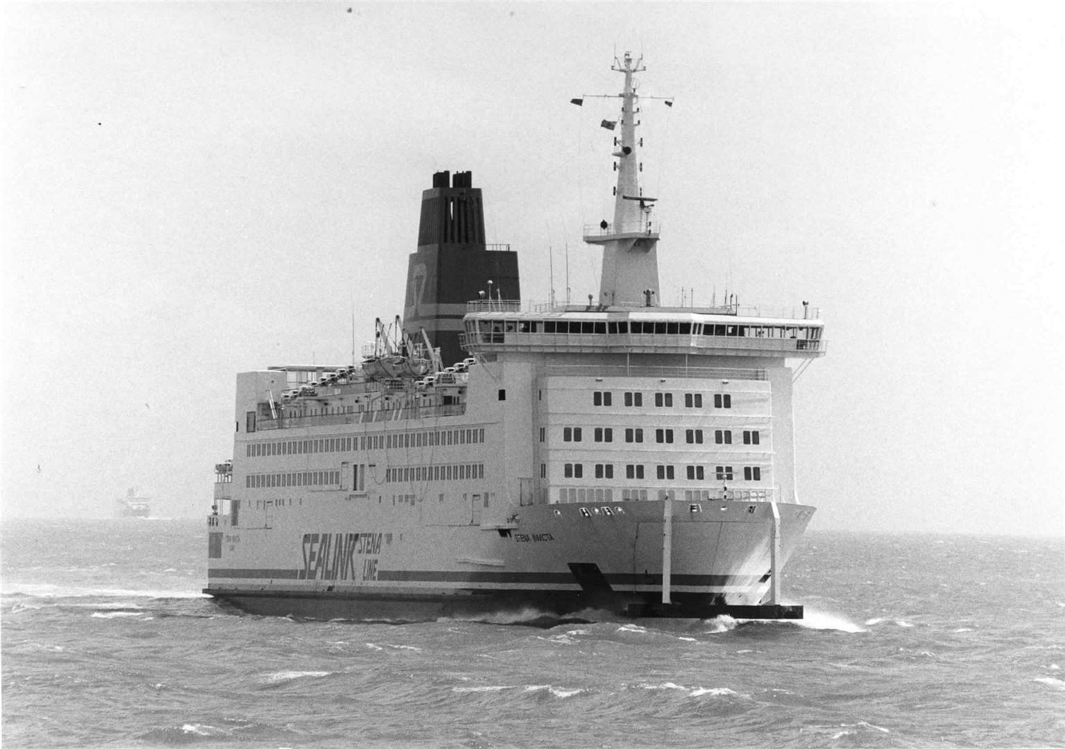 A Sealink ferry, in 1991. The firm once served both Calais and Boulogne