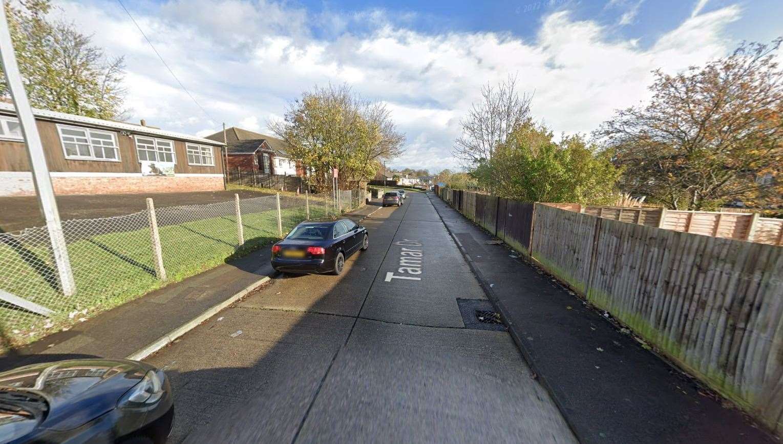 The attack happened in an alleyway near Tamar Drive, in Strood. Picture: Google Maps