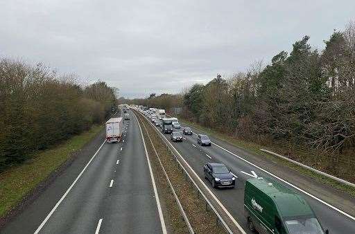 There will be a 50mph speed limit between Sittingbourne and Faversham on the M2