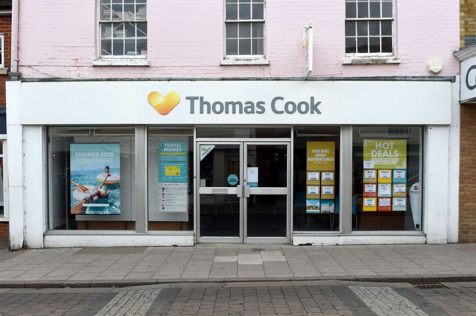 All Thomas Cook branches closed when the company went bust in 2019