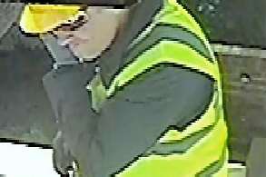 Police have released this image of a man who could have information about an alleged burglary .