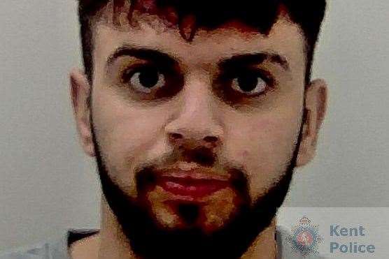 Ayoub Omer has been sentenced to five years in jail. Picture: Kent Police