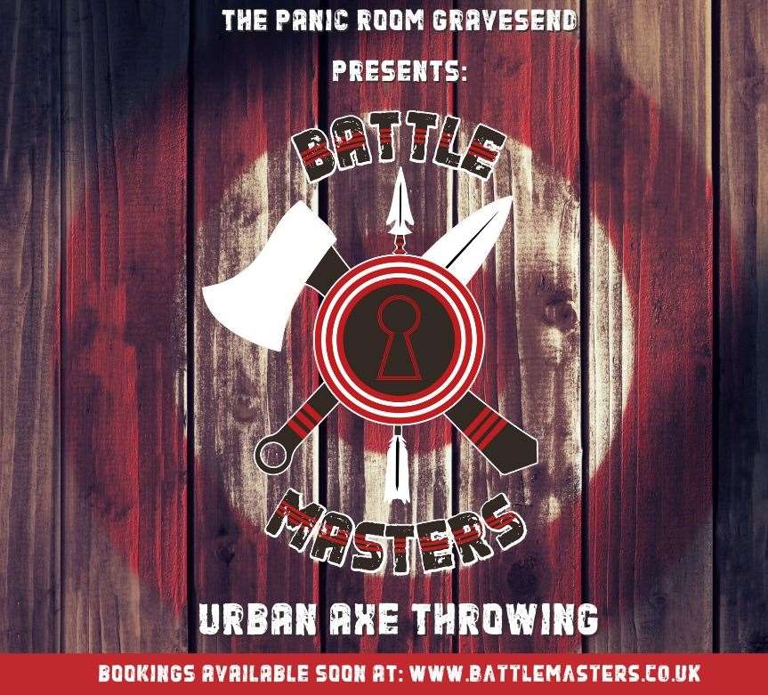 Battle Masters is set to become Kent's first axe throwing venue. Lumberjack shirt optional.