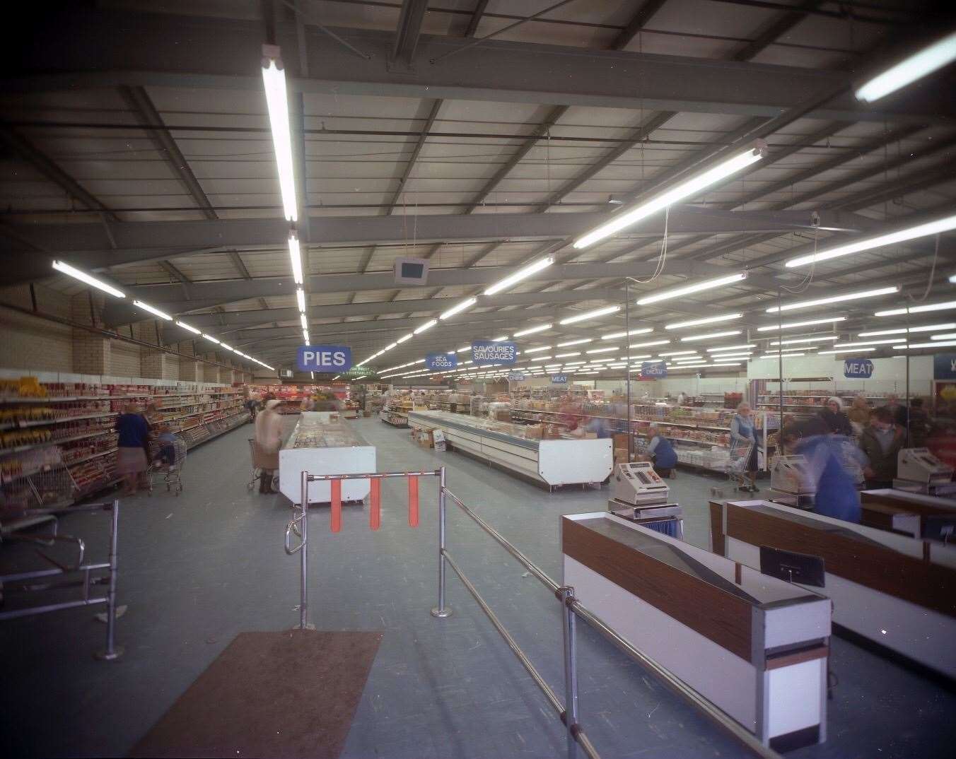 The interior of the Brookfield Road store which became Tesco in the early 1980s. Picture: Steve Salter