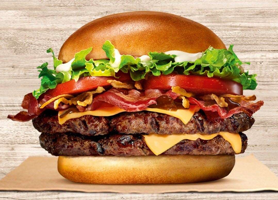Burger King's double steakhouse King. Picture: via Burger King UK's Twitter