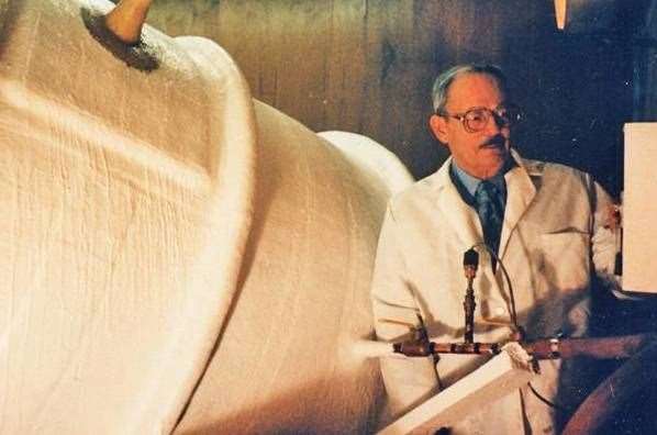 Robert Ettinger - the 'Father of Cryonics'. Picture: Cryonics Institute