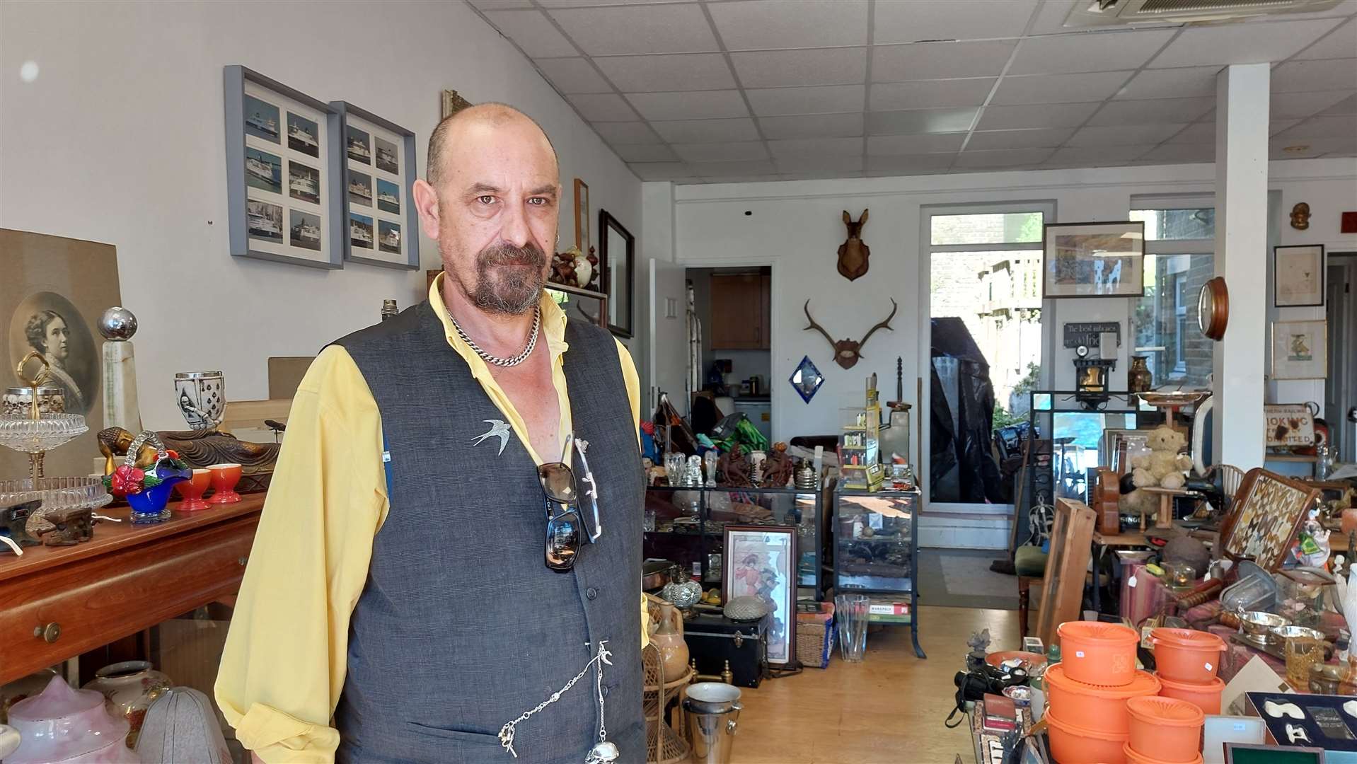 Robin Burkhardt, who owns the Old Curiosity Shop, has started a petition