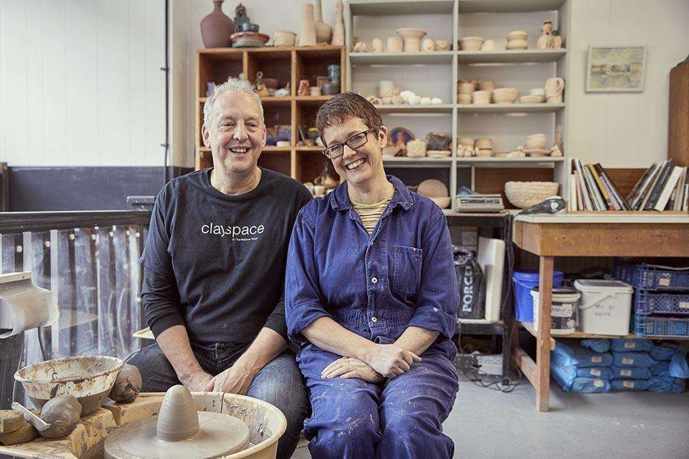 Clayspace founders Ian Parsons and Bridget McVey (1676236)