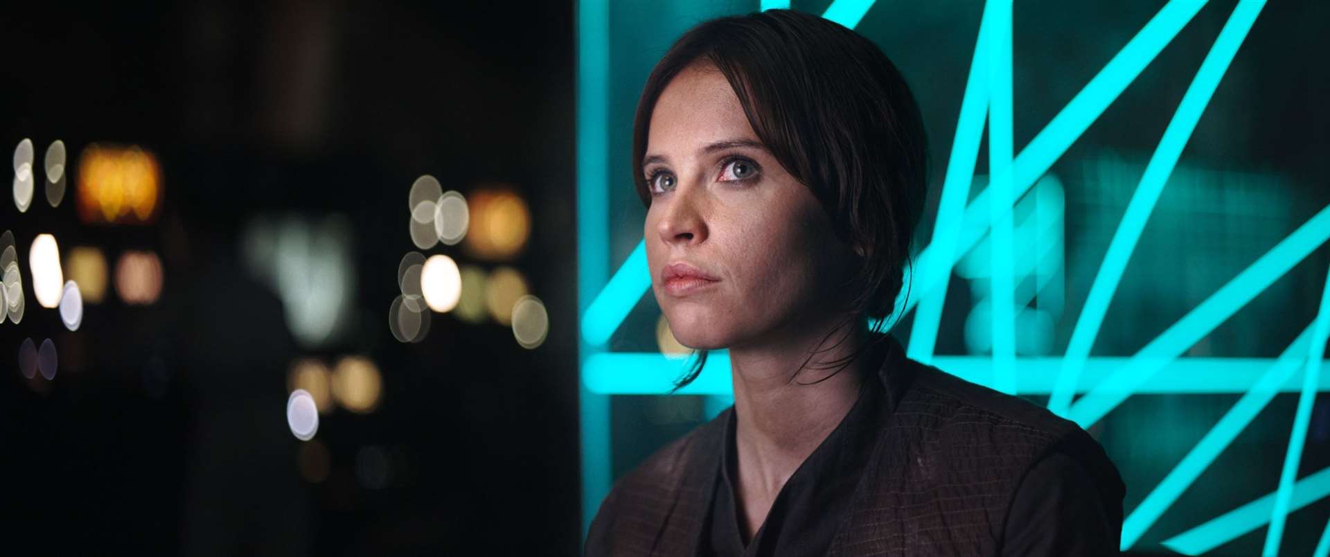 Felicity Jones, who filmed in Chatham, in Rogue One