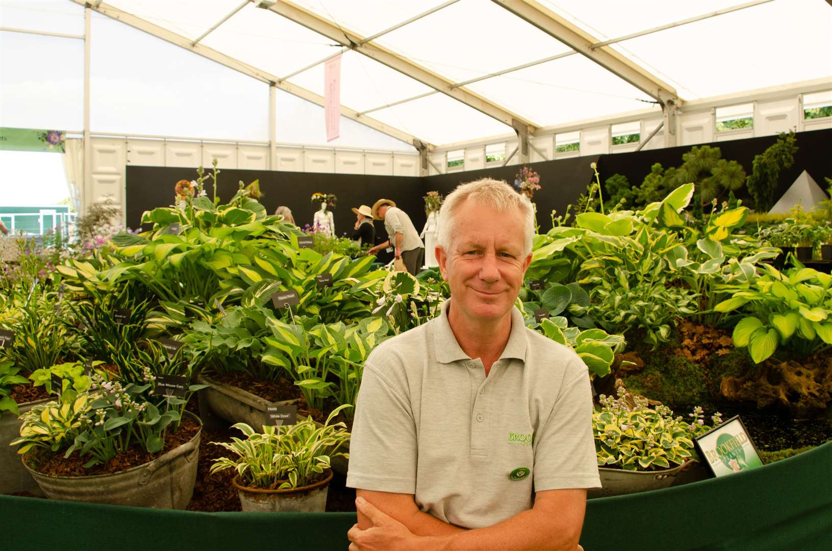 Paul Harris of Brookfield Plants, Ashford Picture: Ian West