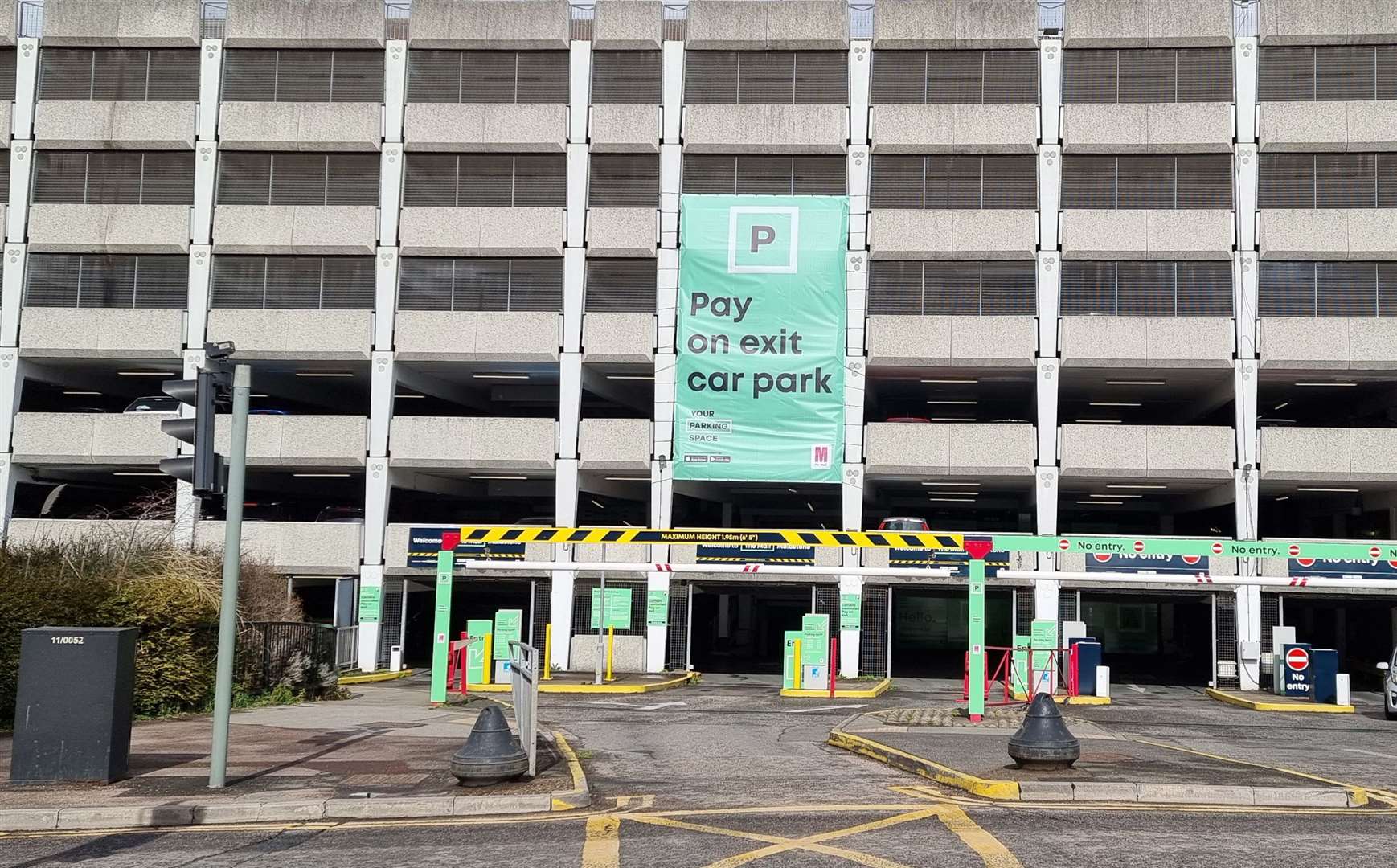 The car park at The Mall in Maidstone has gone hi-tech