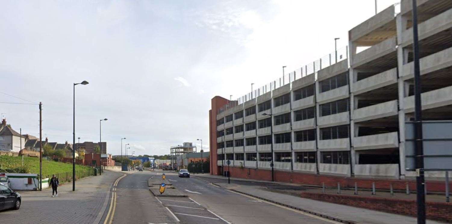 The Brook multi-storey car park in Chatham. Picture: Google