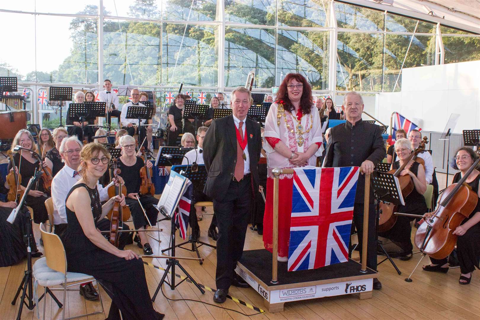 The Folkestone Symphony orchestra performing back in August. Photo: Brian Gould