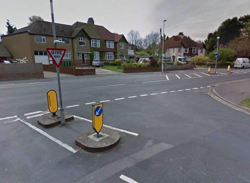 Cornwallis Road in Folkestone, where the silver Toyota first stopped, according to police appeal. Picture: Google