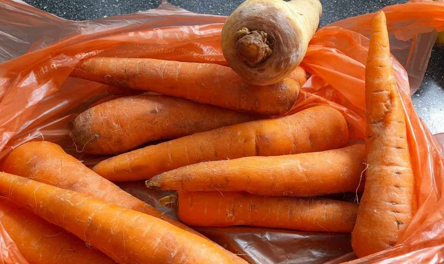 Nichola Jarvis says she was surprised to have received a kilo of mouldy carrots in her Sainsbury's delivery. All pictures: Nichola Jarvis
