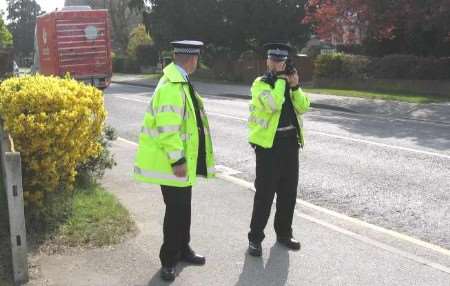 Speeders risk a £60 fine and three points on their licence