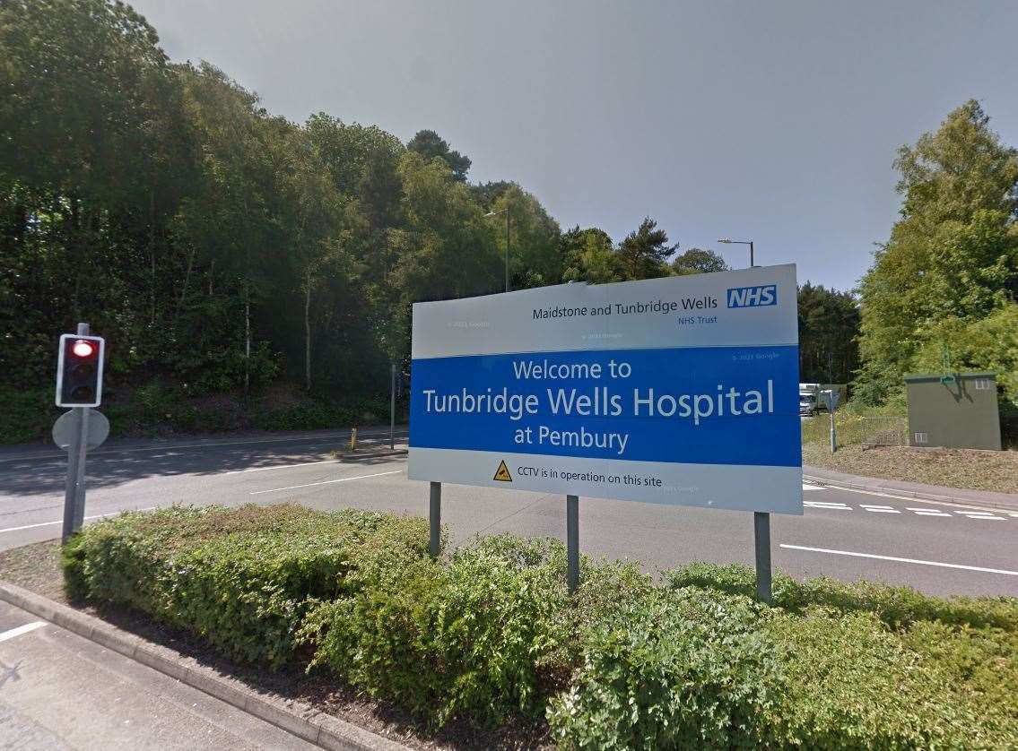 Fuller committed crimes at Tunbridge Wells Hospital. Picture: Google Maps