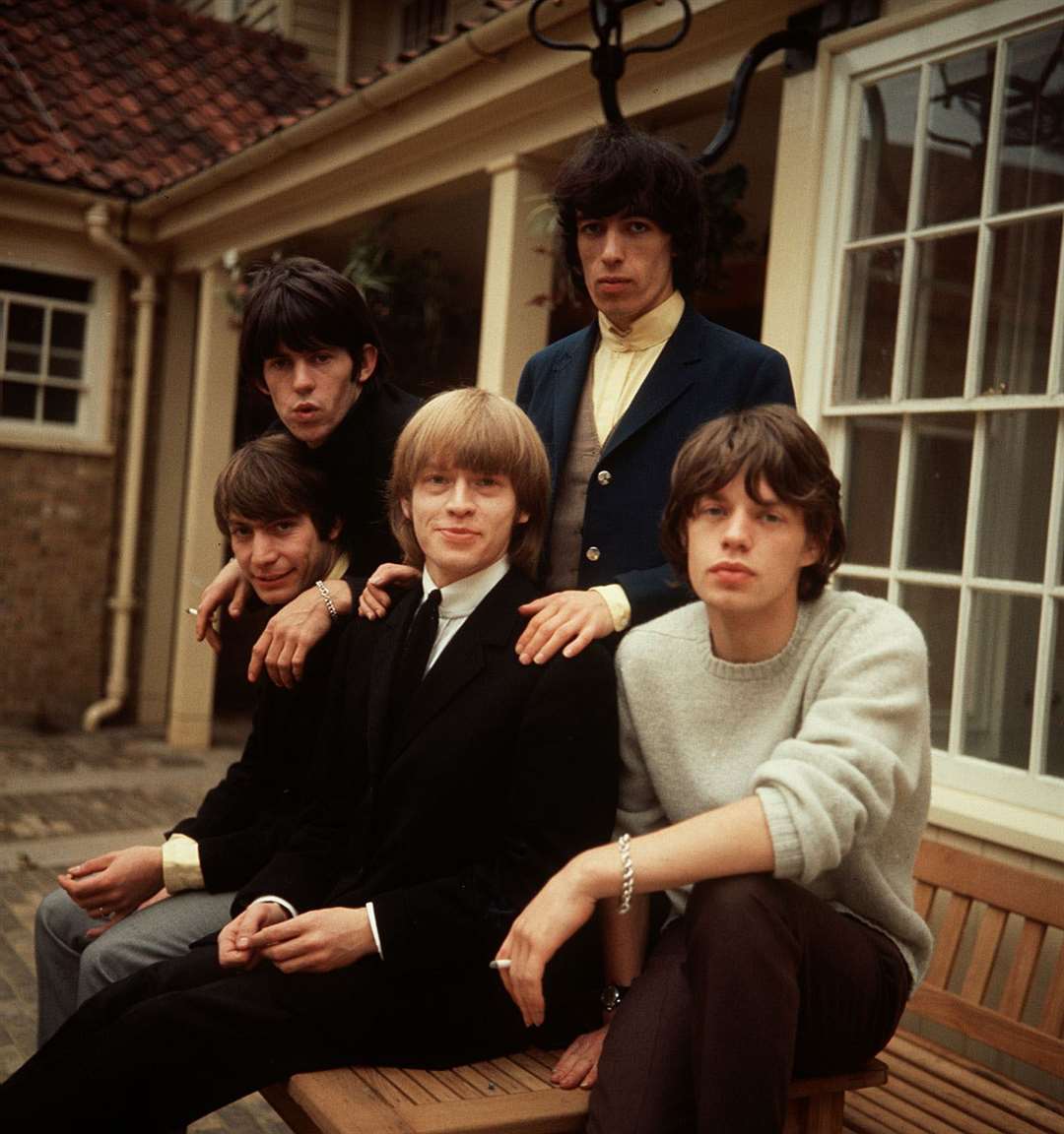 File photo dated 12/9/64 of The Rolling Stones (from left to right) Charlie Watts, Keith Richards, Brian Jones, Bill Wyman and Mick Jagger. PA Photos