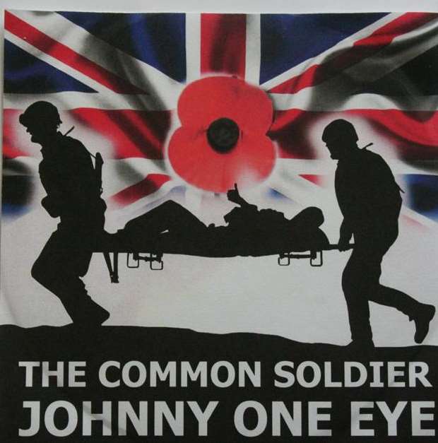 The Common Soldier, band Johnny One Eye's charity single to be launched at Margate Royal British Legion. Money raised from sales will be split between the legion's Poppy Appeal and Help For Heroes.