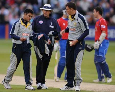 Yasir Arafat received three penalty points after being removed from the attack at Essex Picture: Barry Goodwin