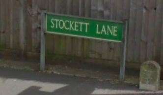The land lies to the north of Stockett Lane in Coxheath, Maidstone. Picture: Google