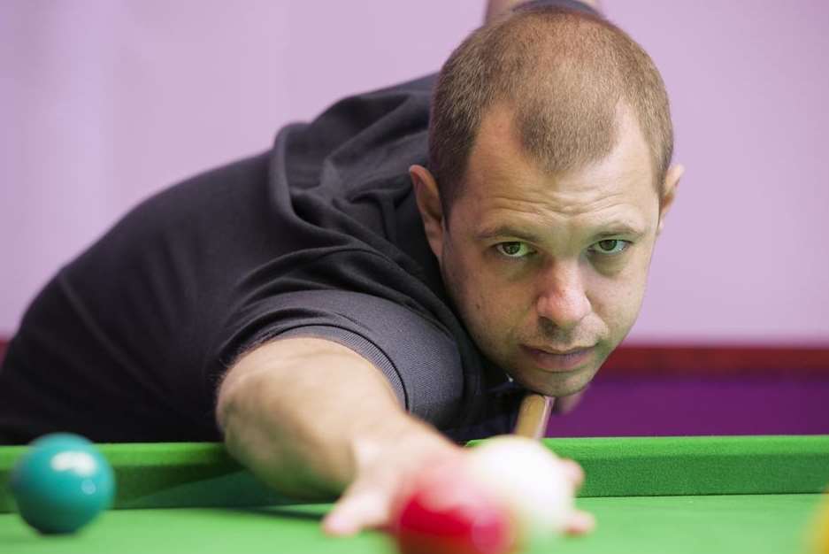 Ditton's Barry Hawkins begins his Crucible campaign against David Gilbert Picture: Andy Payton