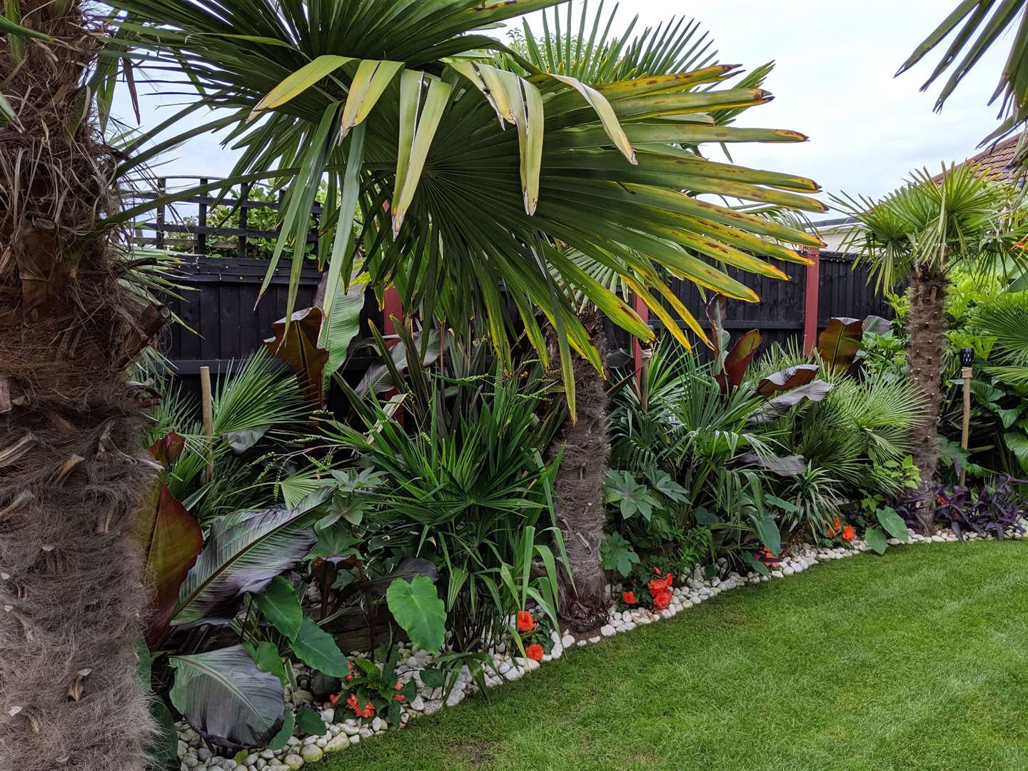 David and Clare Fryett won best back garden in 2019. Picture: Ruxley Manor