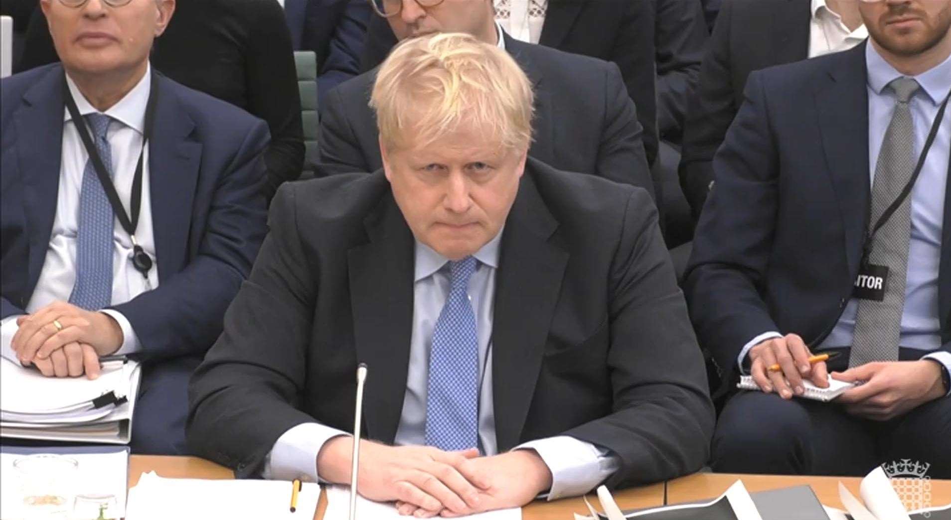 Boris Johnson quit the Commons after being handed the findings of an MPs’ partygate probe (House of Commons/UK Parliament)