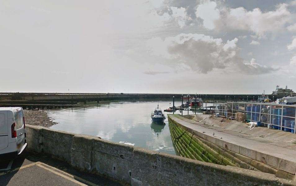A body has been pulled from the sea near Ramsgate Harbour. Picture: Google