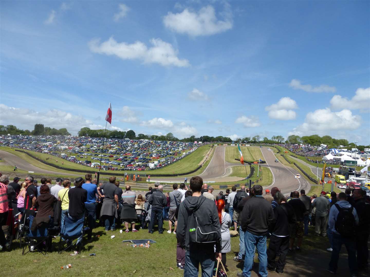 10,000 spectators at the World Rallycross event at Lydden Hill in 2014. Picture: Joe Wright
