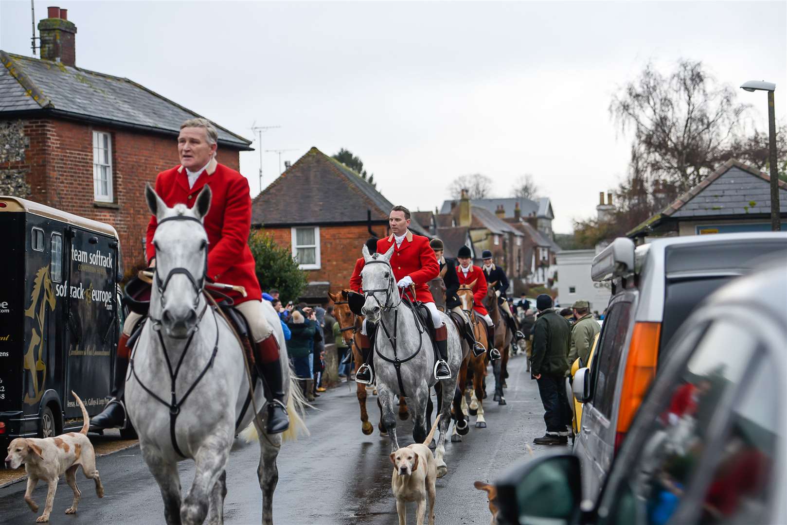 The last Boxing Day meet of East Kent with West Street Hunt