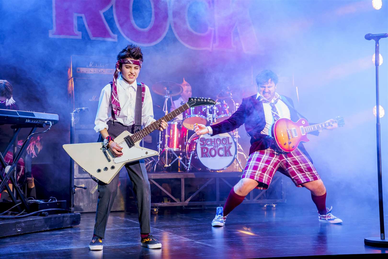 Andrew Lloyd Webber's School of Rock comes to the Marlowe Theatre, Canterbury. Picture: Paul Coltas