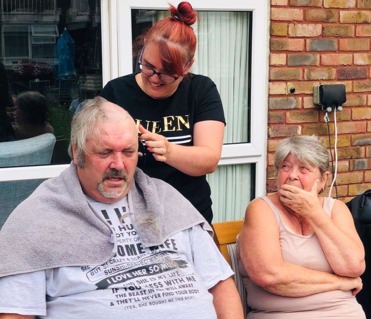 The couple have raised hundreds for charity Bowel Cancer UK. Pictures: The Paine family