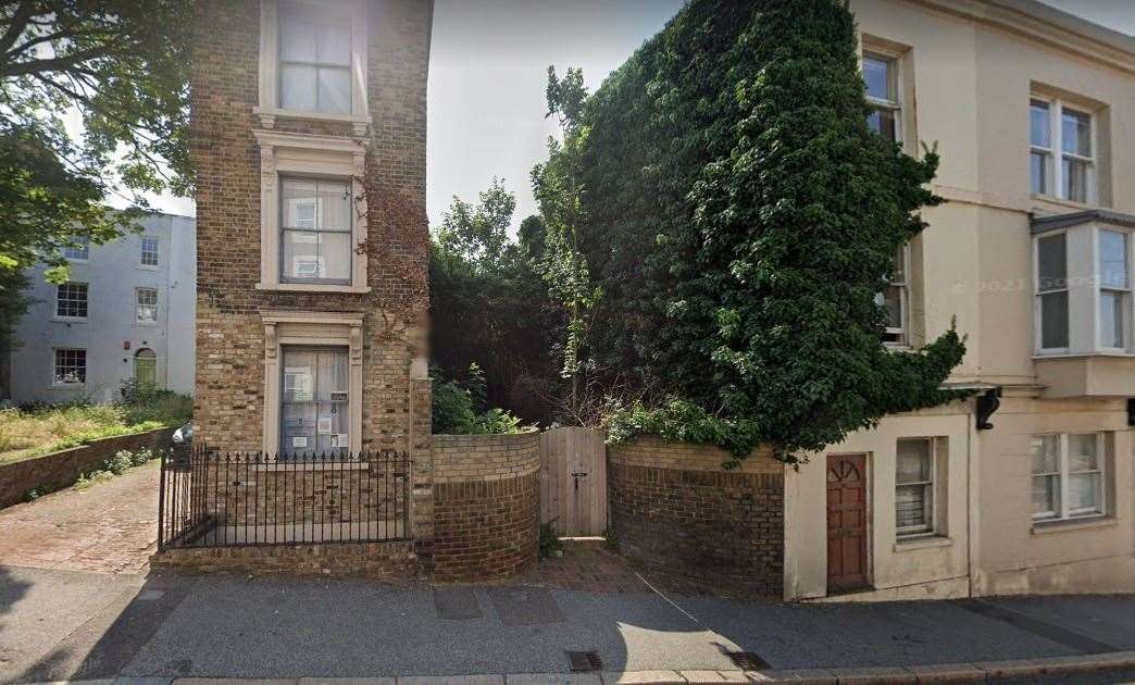 You wouldn't even know it was there! A Google Street View of Cuckoo's Nest tucked away in Trinity Square, Margte, in summer 2021