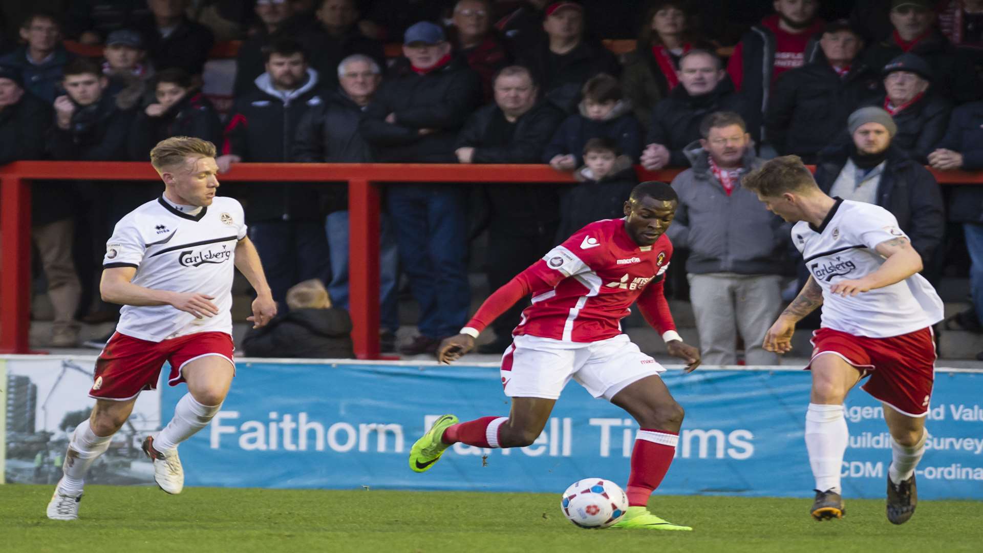 Anthony Cook rejoined Ebbsfleet United from Bromley in December Picture: Andy Payton