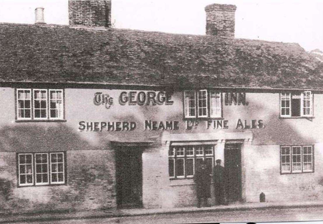 The George Inn, Newnham, in an undated photograph. Picture: Arthur Percival