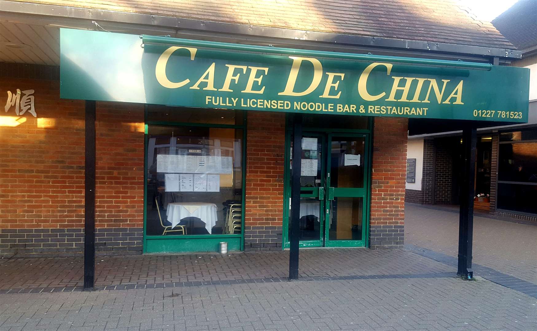 Cafe de China in Canterbury was ordered to make "major improvements"