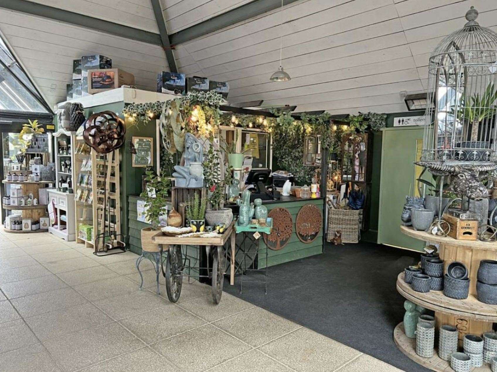 The shop at Preston Garden Centre. Picture: Christie & Co