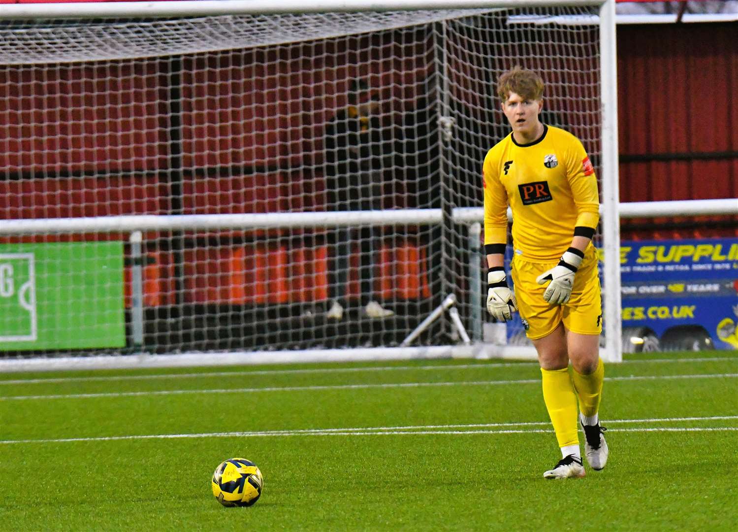 Stand-in Sheppey goalkeeper Beau Hudd claimed a clean sheet on Saturday Pictures: Marc Richards