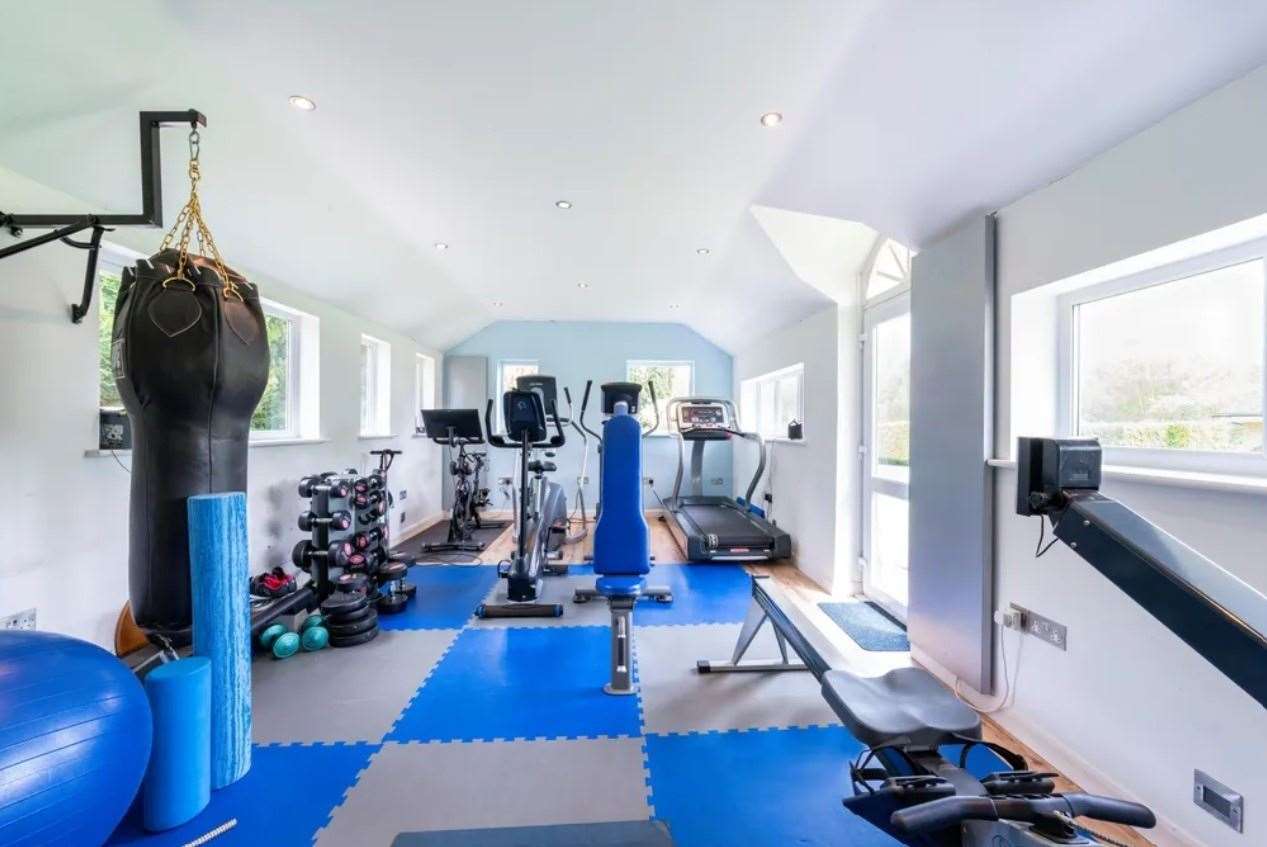 The gym. Picture: Zoopla / Knight Frank
