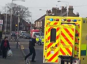 A man was hit by a car in Newington Road, Ramsgate