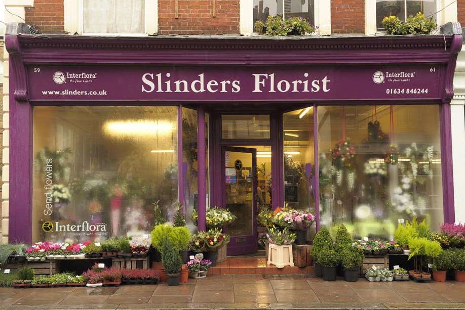 Slinders Florists, High Street, Rochester