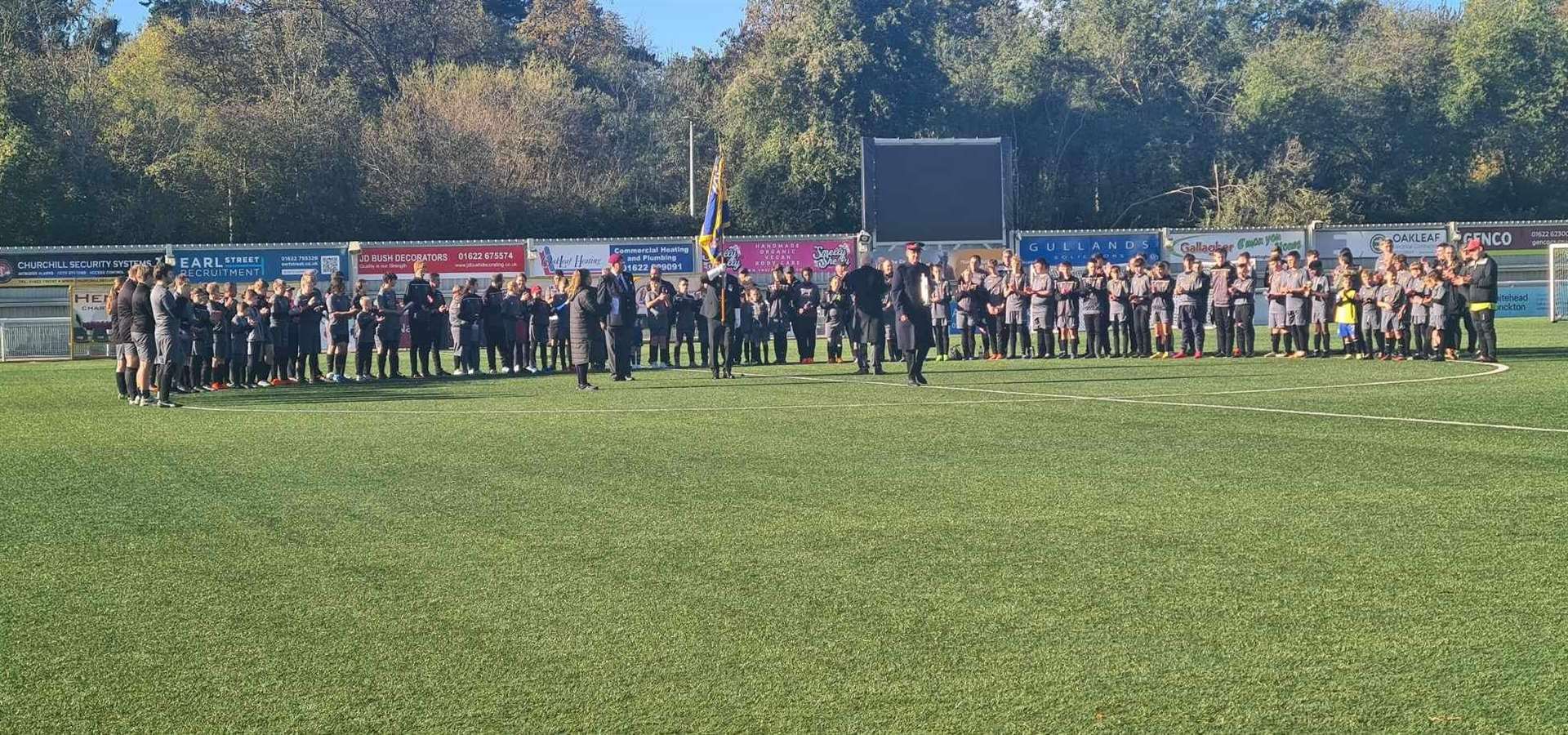 The Raiders held their own Remembrance Service