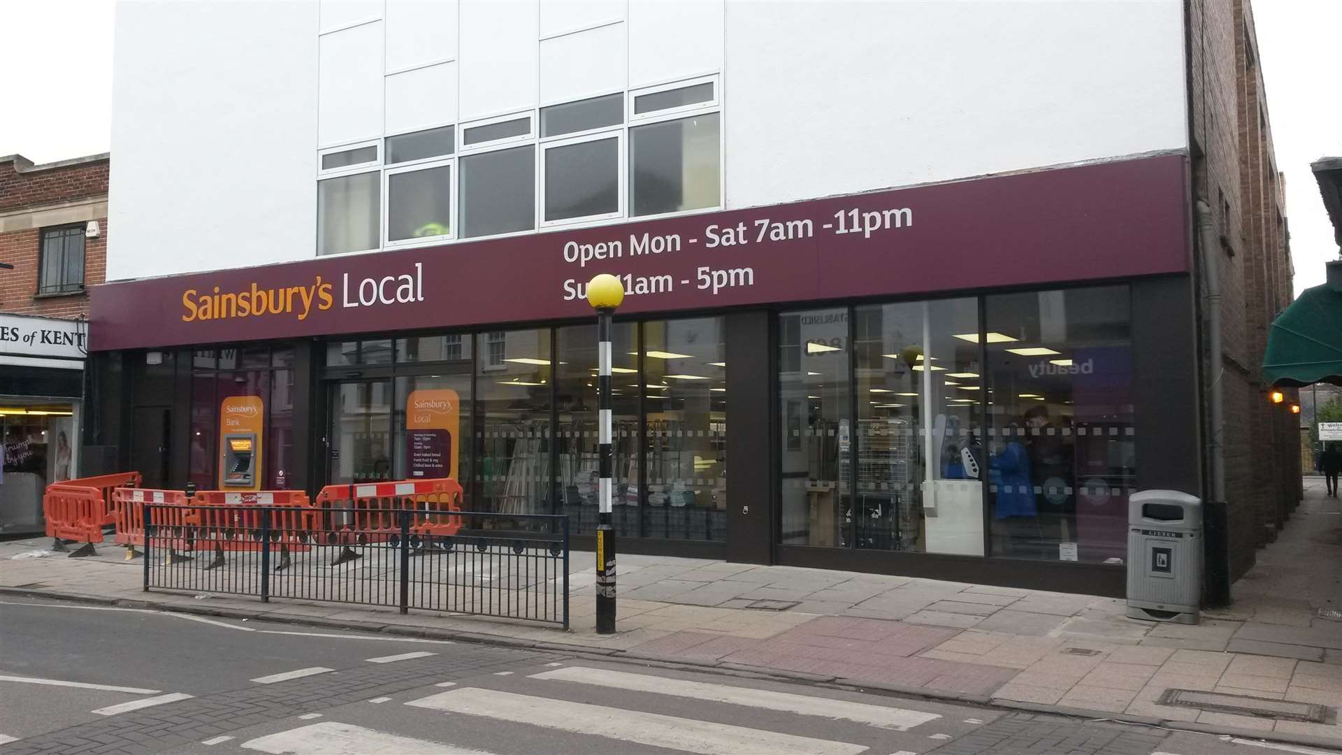 The Sainsbury's Local in the high street has been revamped