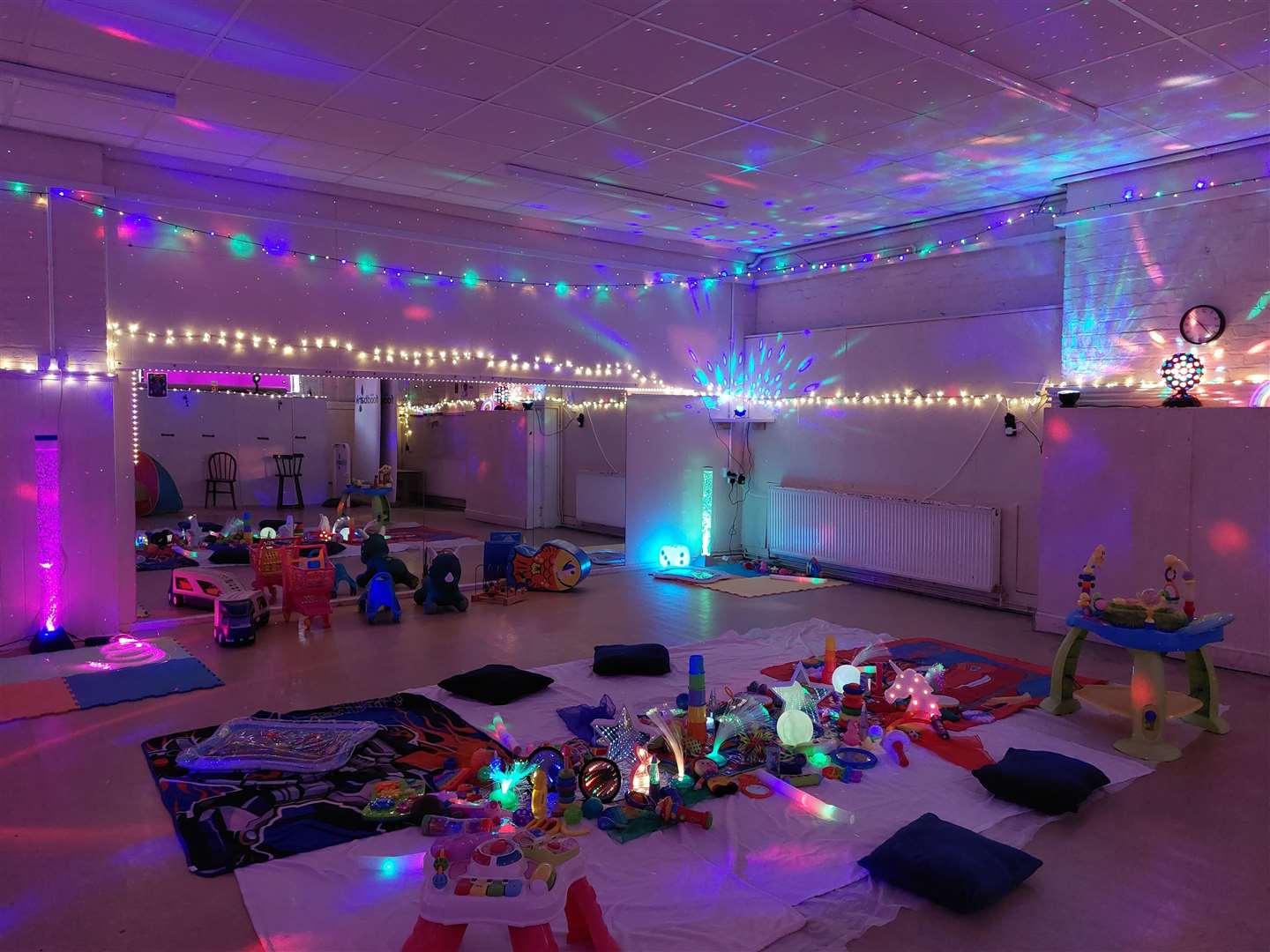 The children sensory play room is filled with lights and toys of all sorts. Picture: Claire Ionescu