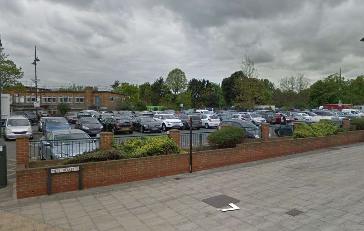 Police and the London Ambulance Service were called to the incident in Pier Road, Erith. Photo: Google Maps
