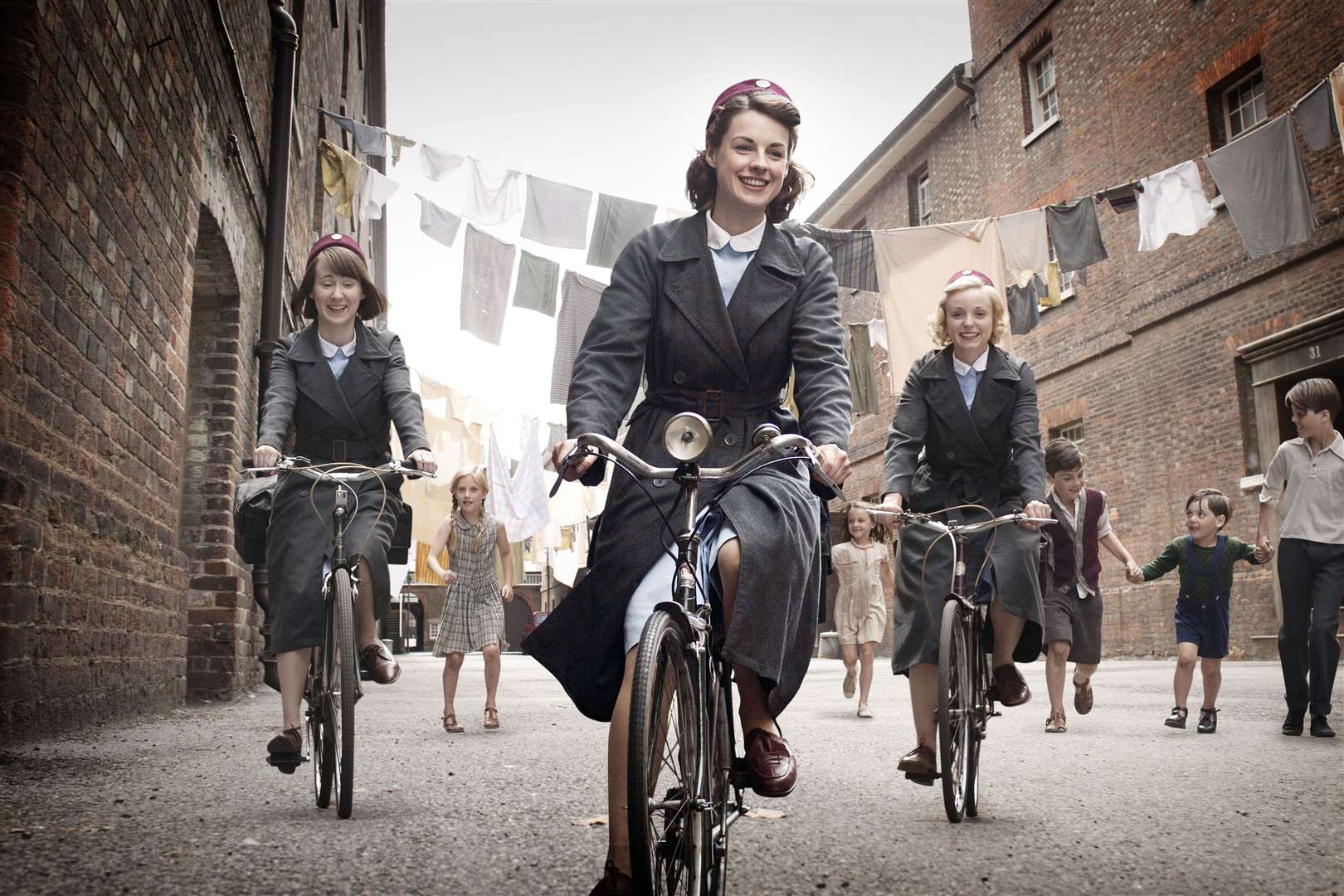 Call the Midwife was shot at Chatham's Historic Dockyard. Picture: Laurence Cendrowicz