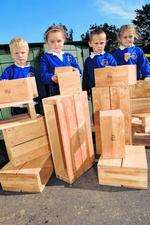 Pupils sad at theft of building blocks