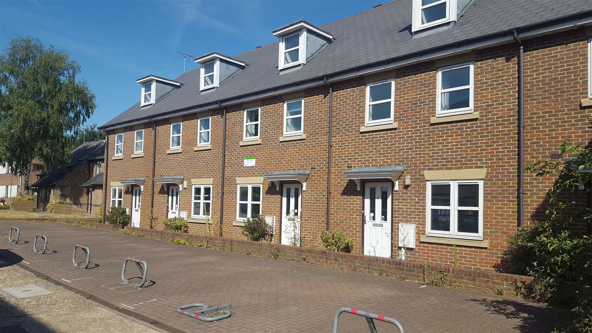 Some of the homes which are to become council houses as part of the scheme